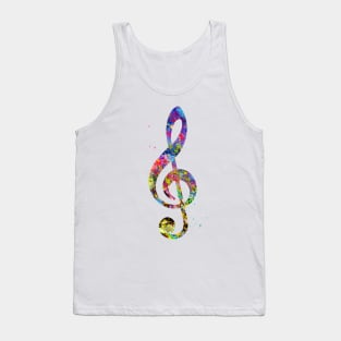 Treble Clef Tank Top